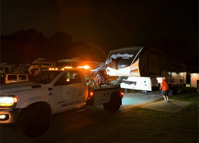 Broken vehicle for junk car pickup